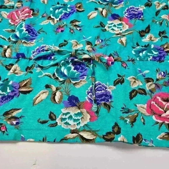 Paris Sport Club Tunic Top Women's One Size Fits All Floral 80's - Picture 4 of 6